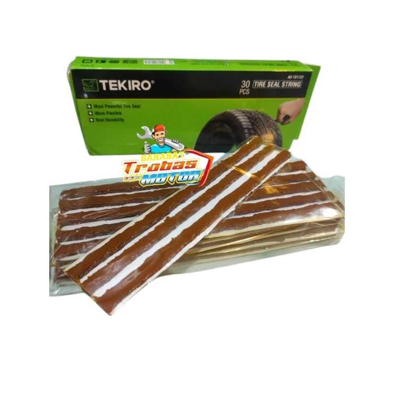 Karet Tambal Ban Tubeless Karet Cacing Tubles Tekiro Original