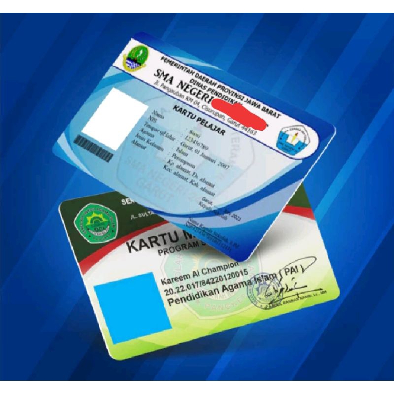 

Kartu Pelajar dan Id card
