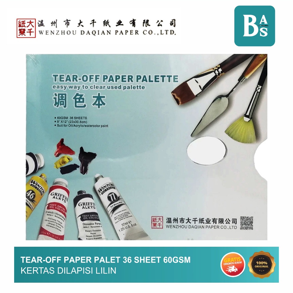 

KODE U87E TearOff Paper Palette 36 Sheet 6GSM