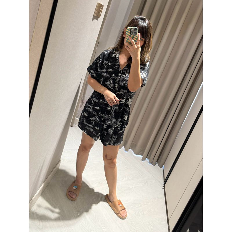 Deluna - Setelan Piyama Celana Pendek Basic Rayon Premium