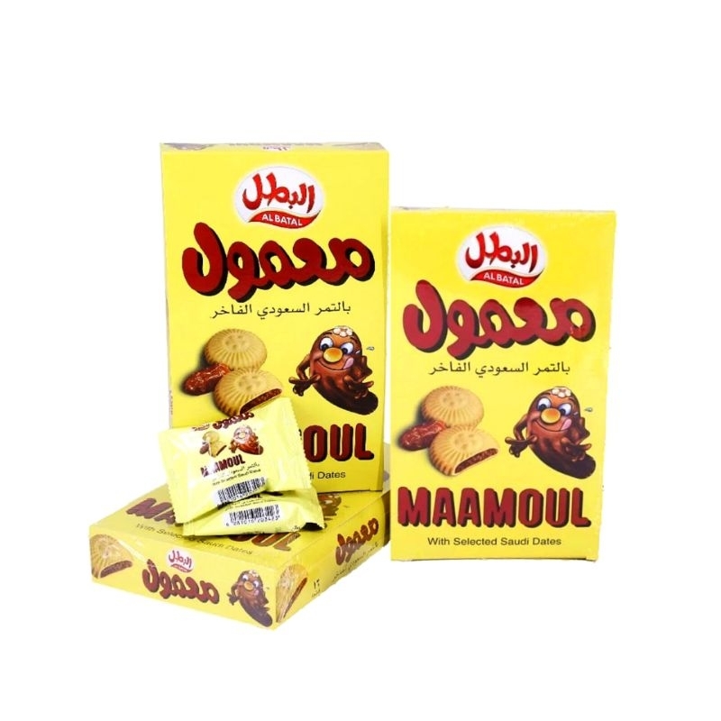 

al batal / albatal wafer / biscuit / biskuit kurma kering maamoul / mamol / mamoul / ma'amoul / maamool / mamool dates original / oleh umroh / umrah / haji / hajj isi 16