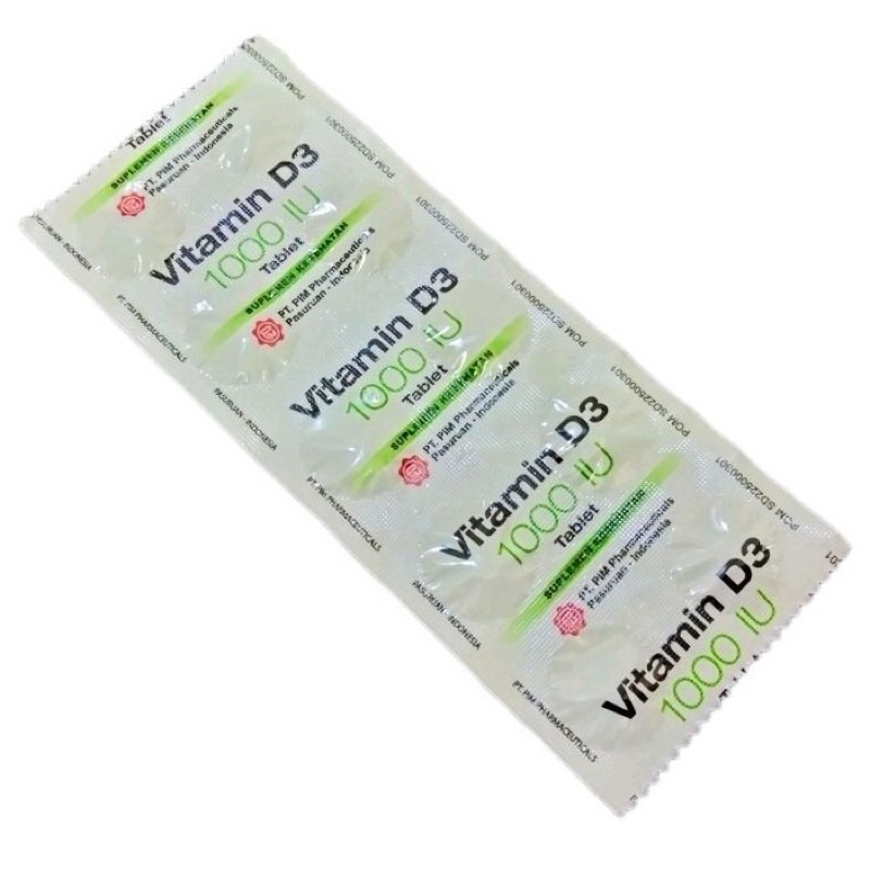 vitamin D3 1000 iu (per strip)