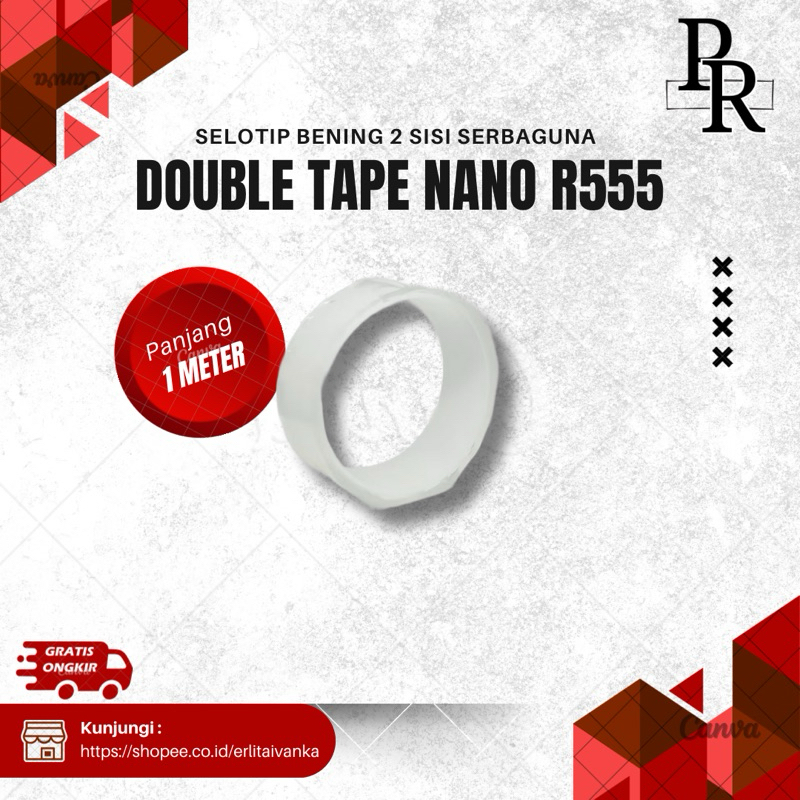 

PR-DOUBLE TAPE BENING 2 SISI SERBAGUNA PANJANG 1 METER