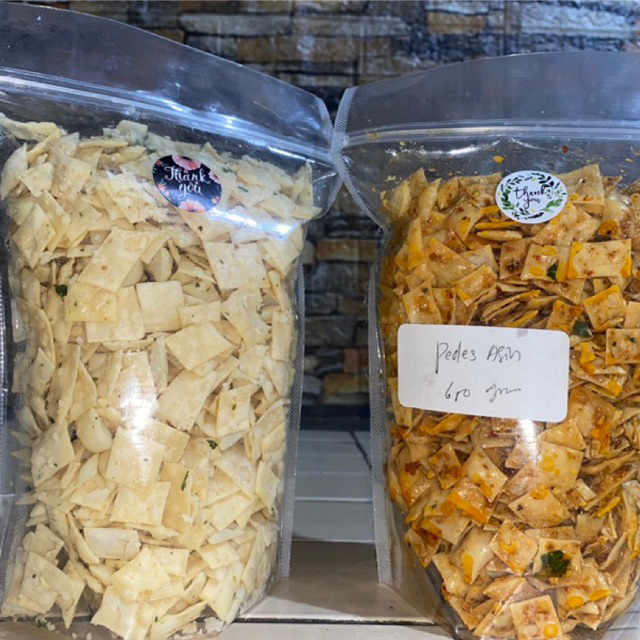 

KRIPIK PANGSIT DAUN JERUK SPACY OIL/ORIGINAL