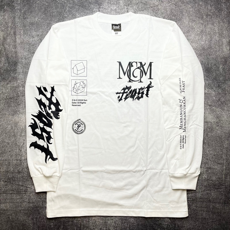 Long Sleeve .FEAST - MEMBANGUN Official Merchandise