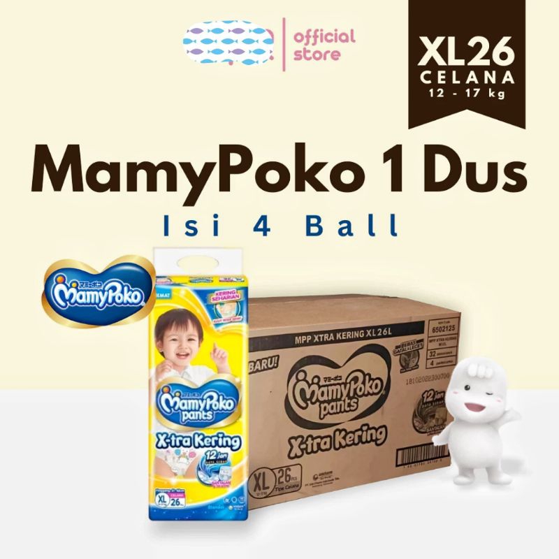 4Ball//Mamypoko XL26 4Ball//Mamypoko Karton// Mamypoko Xtra Kering