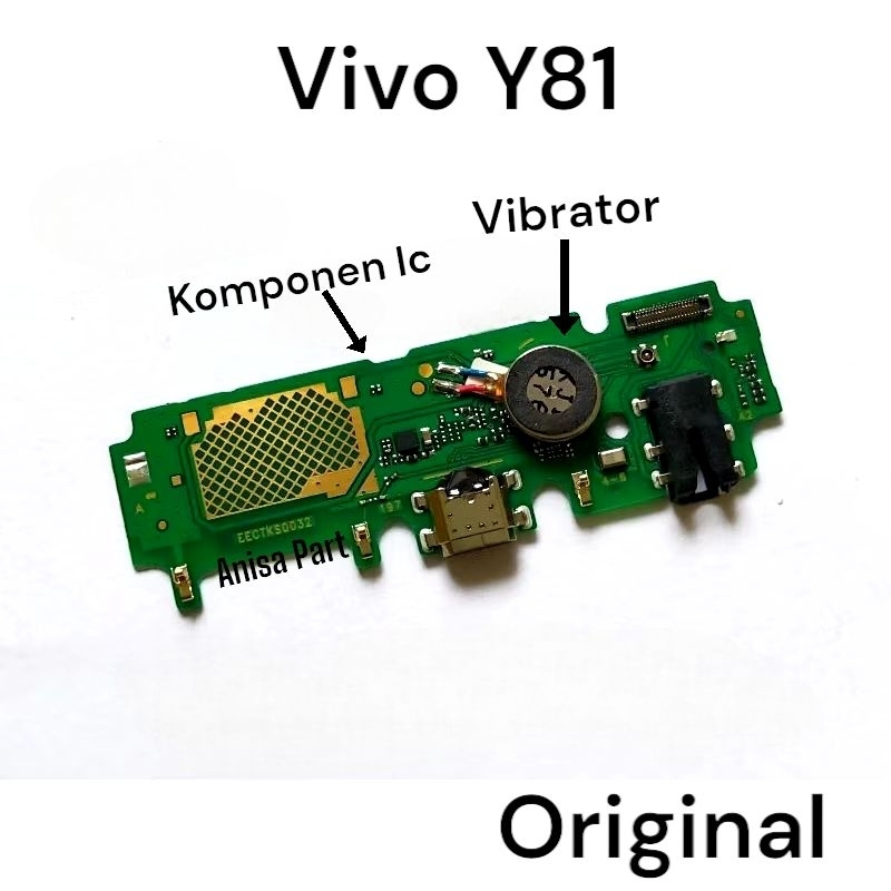 Connector Charger Vivo Y81 Original Full Komponen Ic Papan Board Charger Mic Vivo Y81