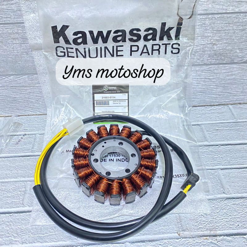 Spul Spol Stater Kawasaki Ninja 250 R Karbu Tahun 2008-2012 Asli