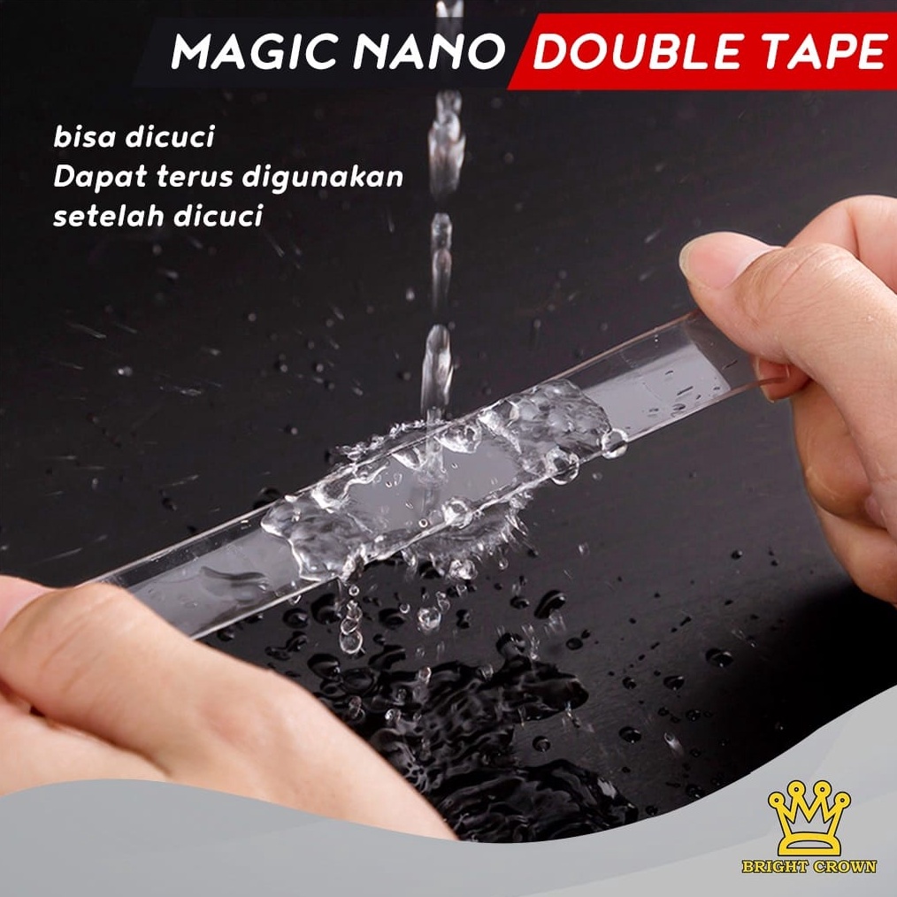 

Diskon Spesial 25 Nano Tape Ivy Grip Tape Isolasi 2 Sisi Solatip Double Tape Kuat Double Tape Nano Bening Transparan 1M 3M 5M DOUBLE TAPE AJAIB ISOLASI BENING A118