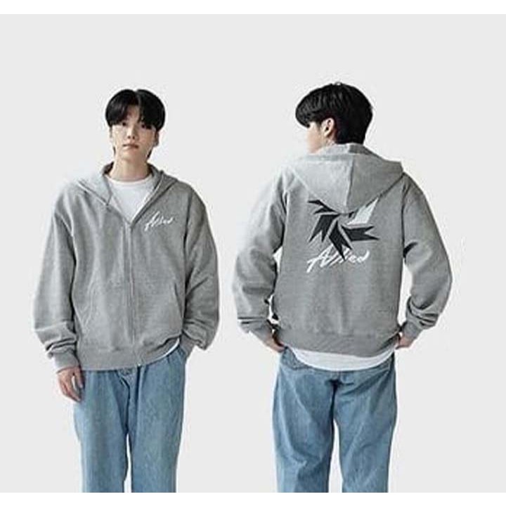 Jaket Hoodie Zipper Allied Lookism Manhwa Webtoon - Katun Fleece Tebal