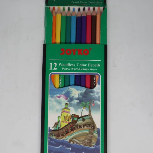 

KODE U59F Pensil Warna Joyko 12w CP13