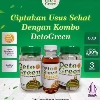 

[BUNDLING]2 Teh Detogreen Free Madu Detogreen