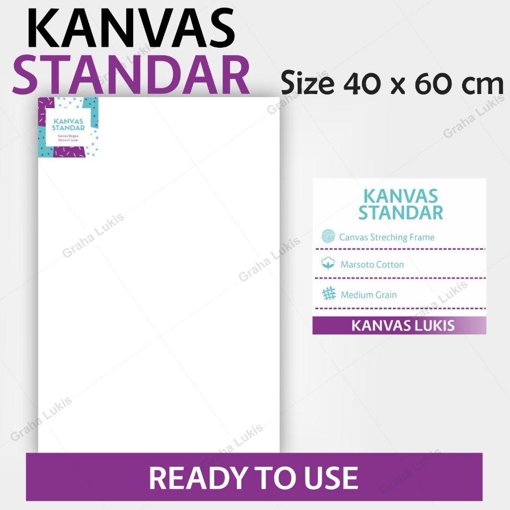 

KODE P92S Kanvas Standar Graha Lukis 4x6cm