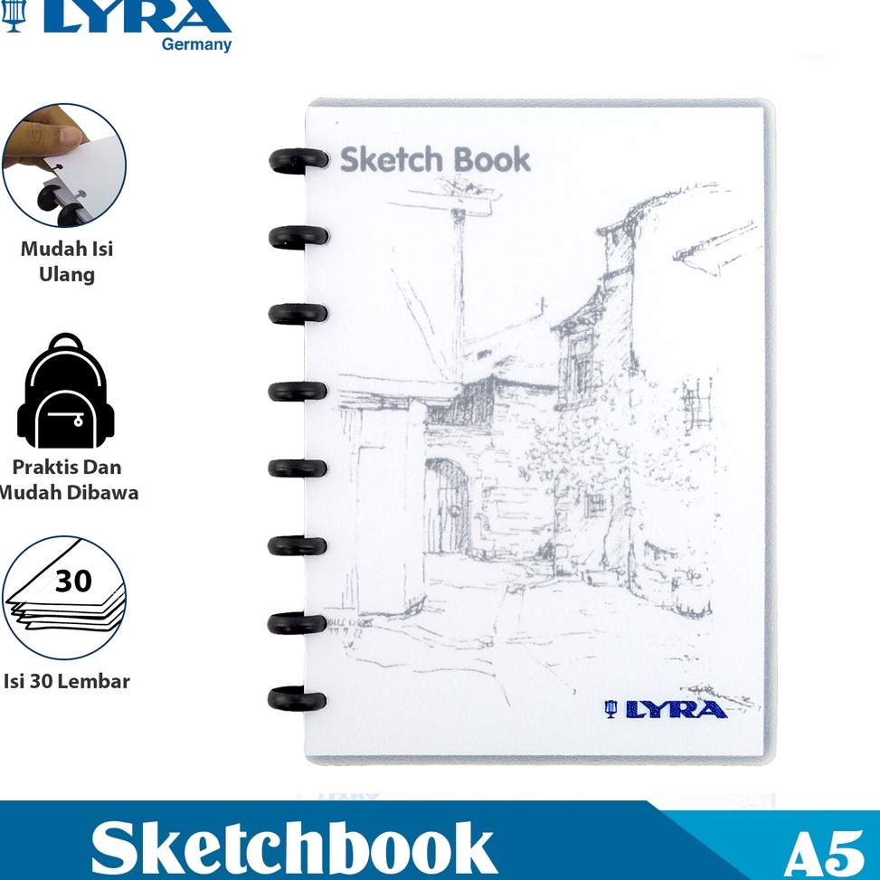 

KODE T55H Lyra Sketch Book A5 isi 3