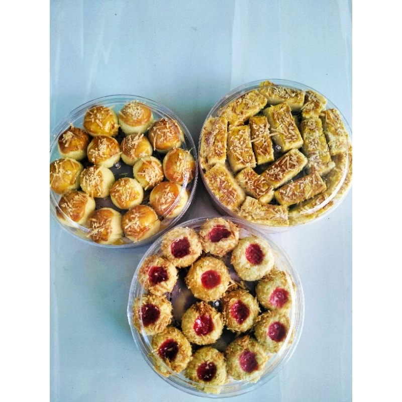 

NOB Paket Hemat Nastar super Special isi 3Toples @250grm