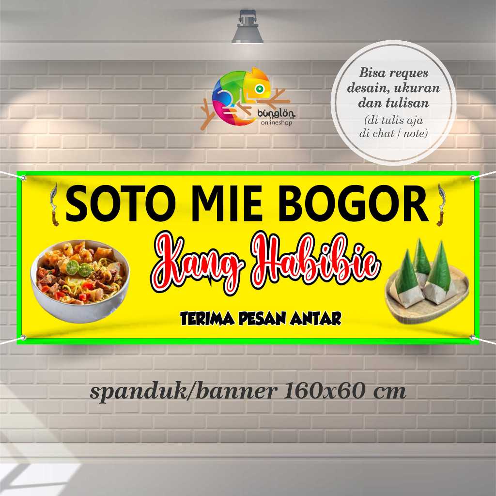 Cetak Spanduk Banner Soto Mie Bogor