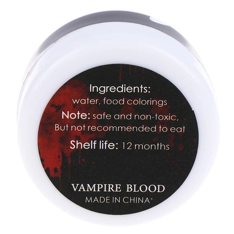 50g Kental Darah Palsu Fake Blood Cairan Darah Darah Halloween Mainan Darah Palsu