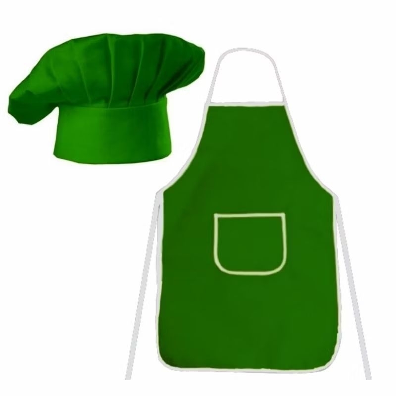 RB Celemek dan Topi Chef untuk dewasa / Appron dan topi chef dewasa