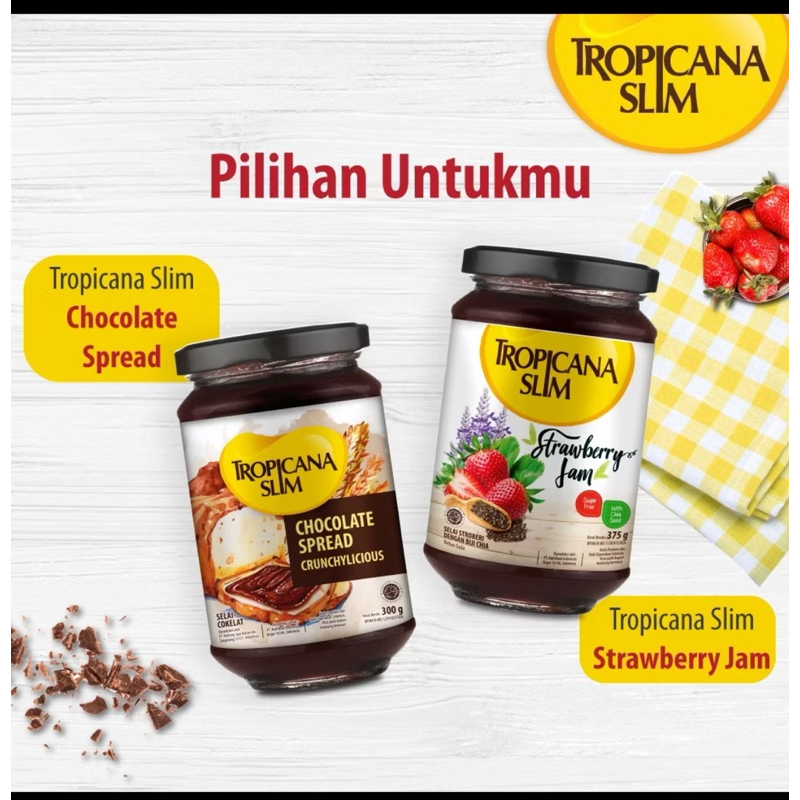 

Tropicana Slim Strawberry Jam 375g