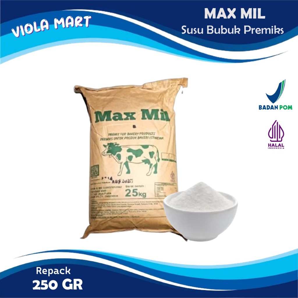 

SUSU BUBUK MAX MIL 250gr / Premix Milk Powder / Susu Bubuk Premiks {Tersedia Harga Grosir}
