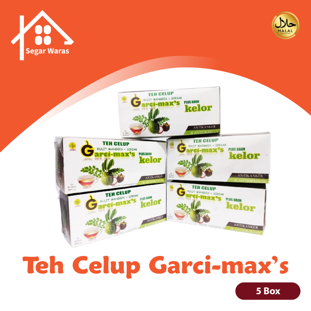

GARCIMAX Teh Celup 5 Box Minuman Herbal Anti Kanker dan Terapi Kolesterol Jantung