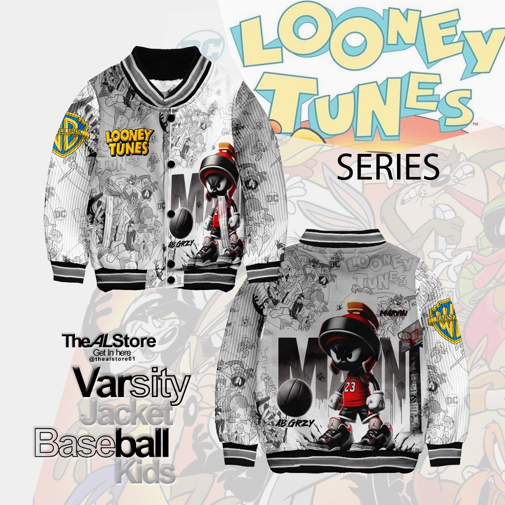 jaket anak varsity /Looney Tunes series /MARVEN/Limited
