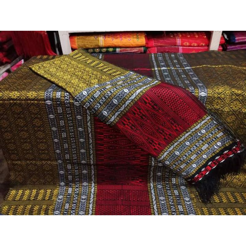 songket tumtuman premium tanpa sambungan tenun tarutung