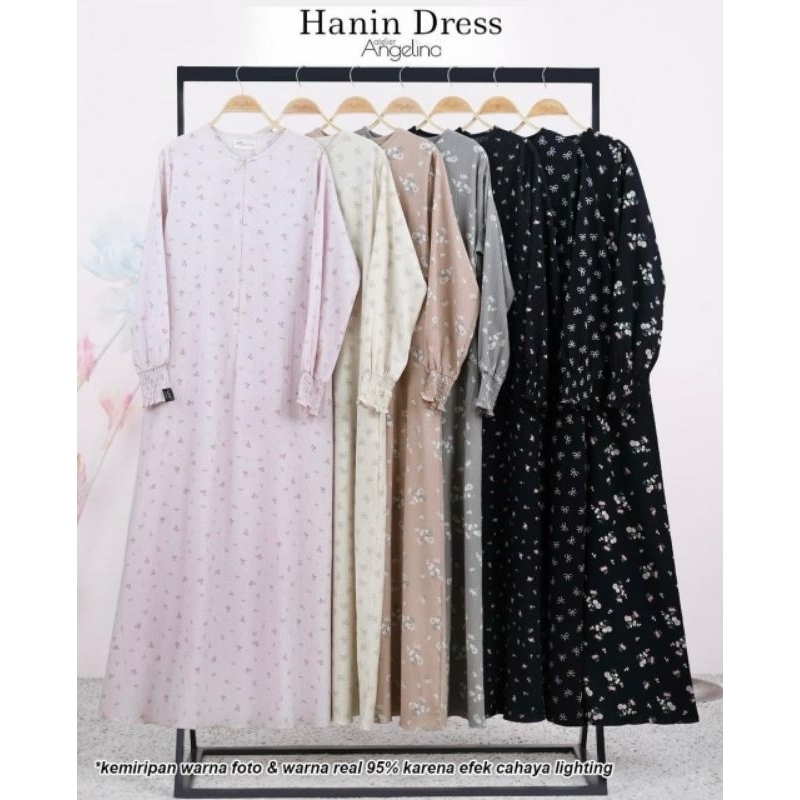 HANIN DRESS FAIRY FLOSS RIBBON BLACK CALCITE CREAM LOVELY LINARIA BLACK BLOSSOM FROST GREY PEACH FLO