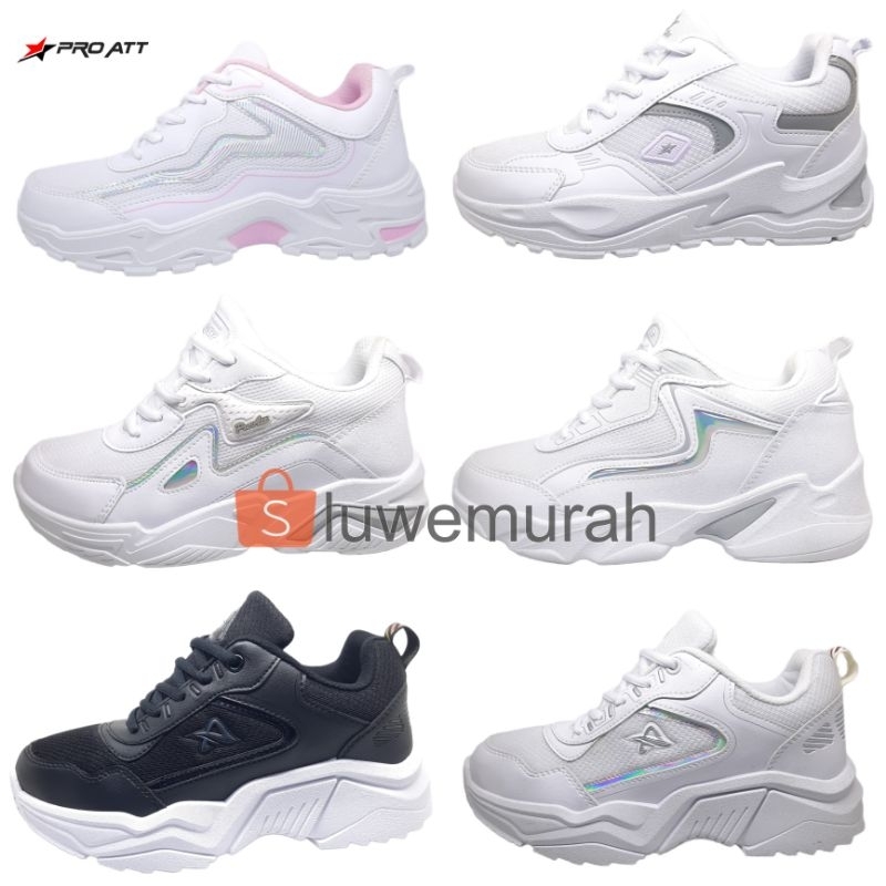 Sepatu kets putih wanita | Sepatu sneaker putih cewek pro att