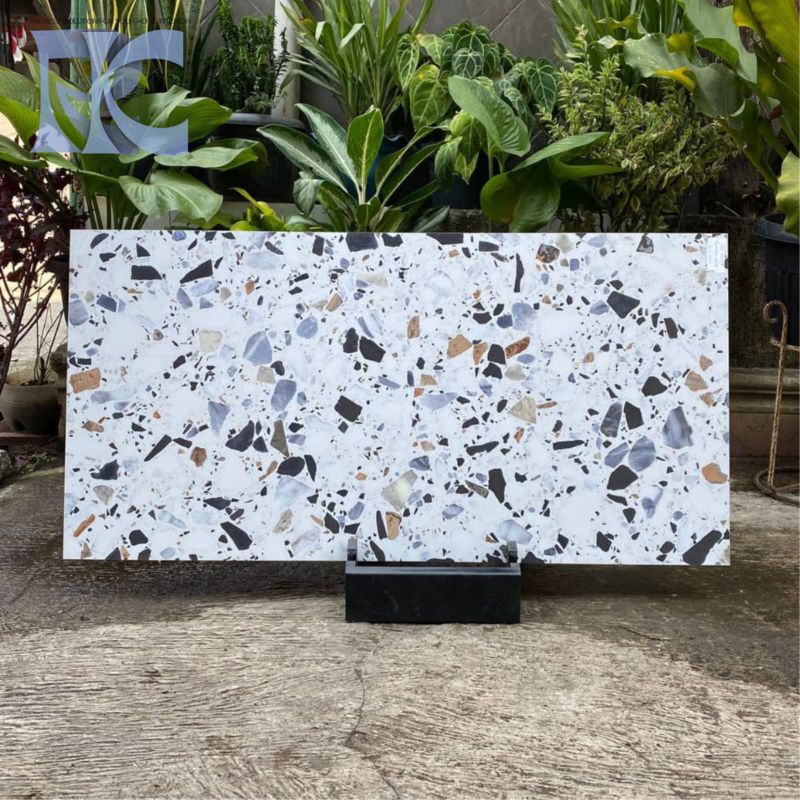 Granit lantai 60x120 Terrazo White