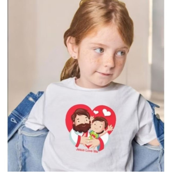 KAOS ROHANI ANAK JESUS LOVE ME