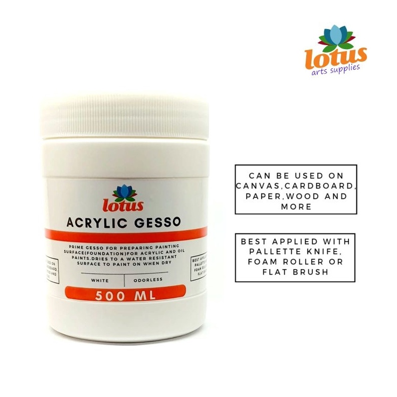

KODE D53E LOTUS Acrylic Gesso Primer Deupage 5ML