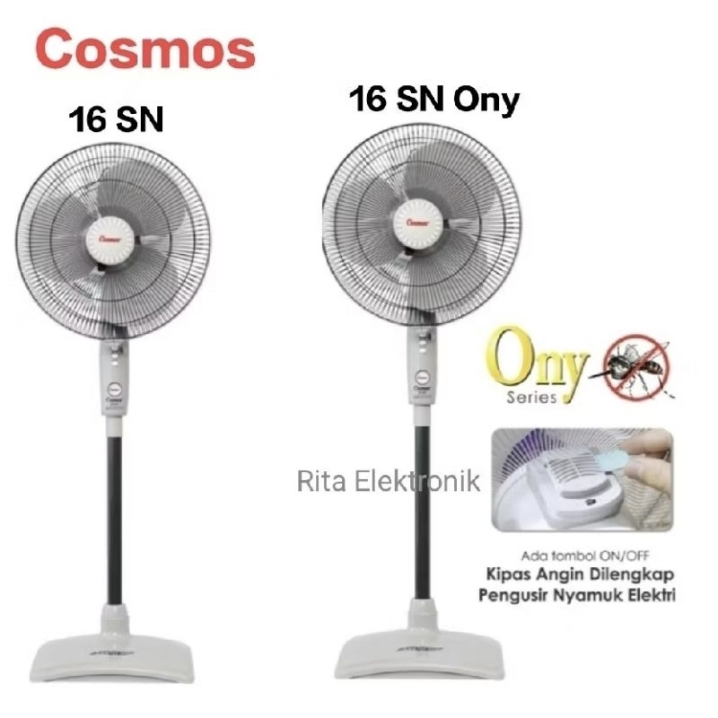 Kipas Angin Berdiri Cosmos 16 Inchi 16SN Dan 16 SN Ony