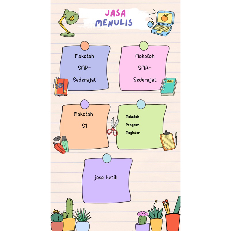 joki murah/jasa ketik/makalah/artikel/SMP SMA S1 S2
