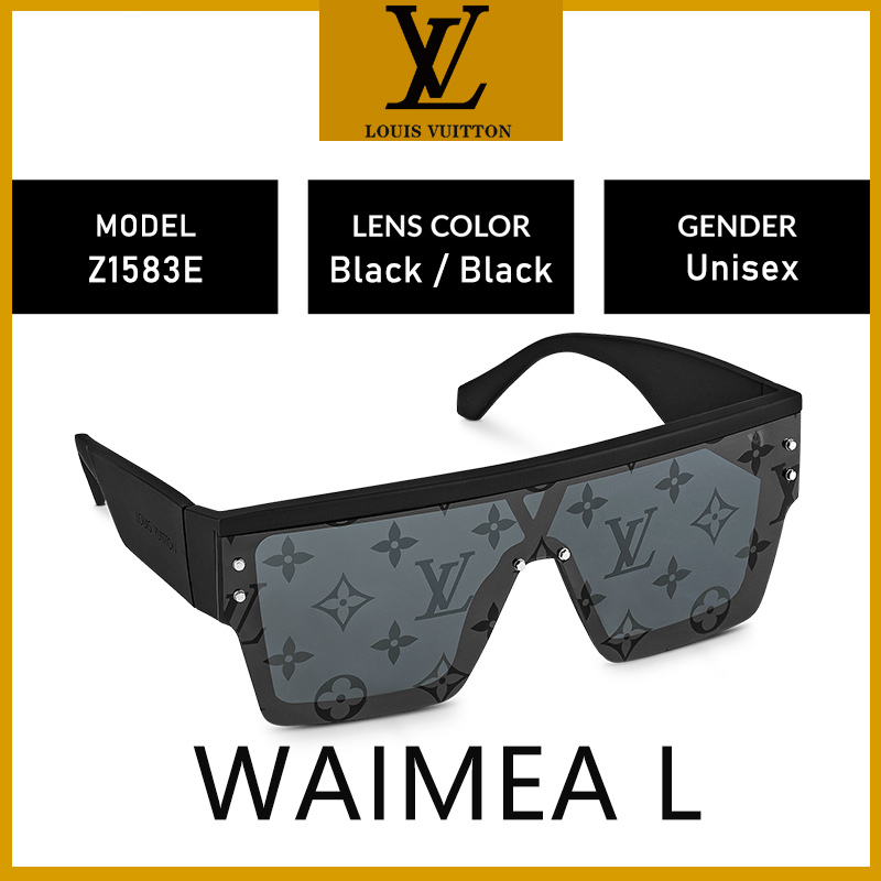 【100%  Original】kacamata hitam pria LV Waimea L Sunglasses fashion Z1583E Kacamata Louis Vuitton Ant