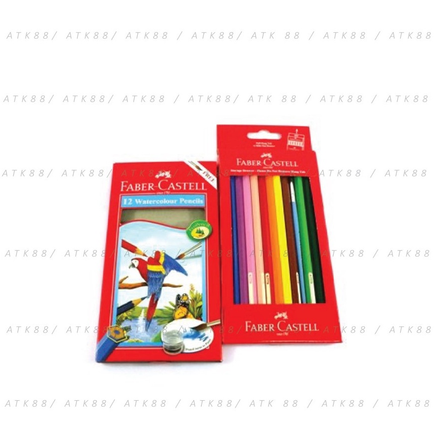 

KODE W84U Pensil Warna FaberCastell 12 Waterlour Pencils 114462