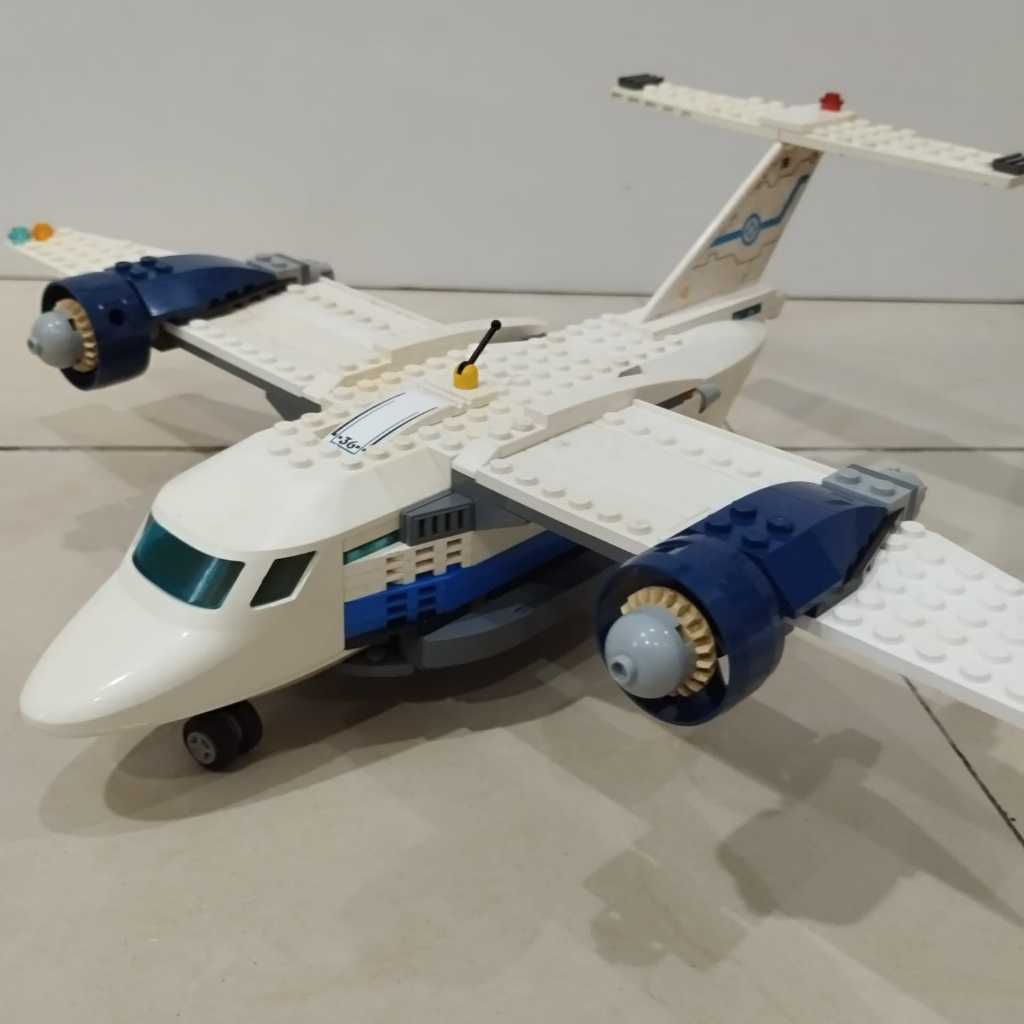 Lego MOC Police Jet Pesawat Plane  ori original asli