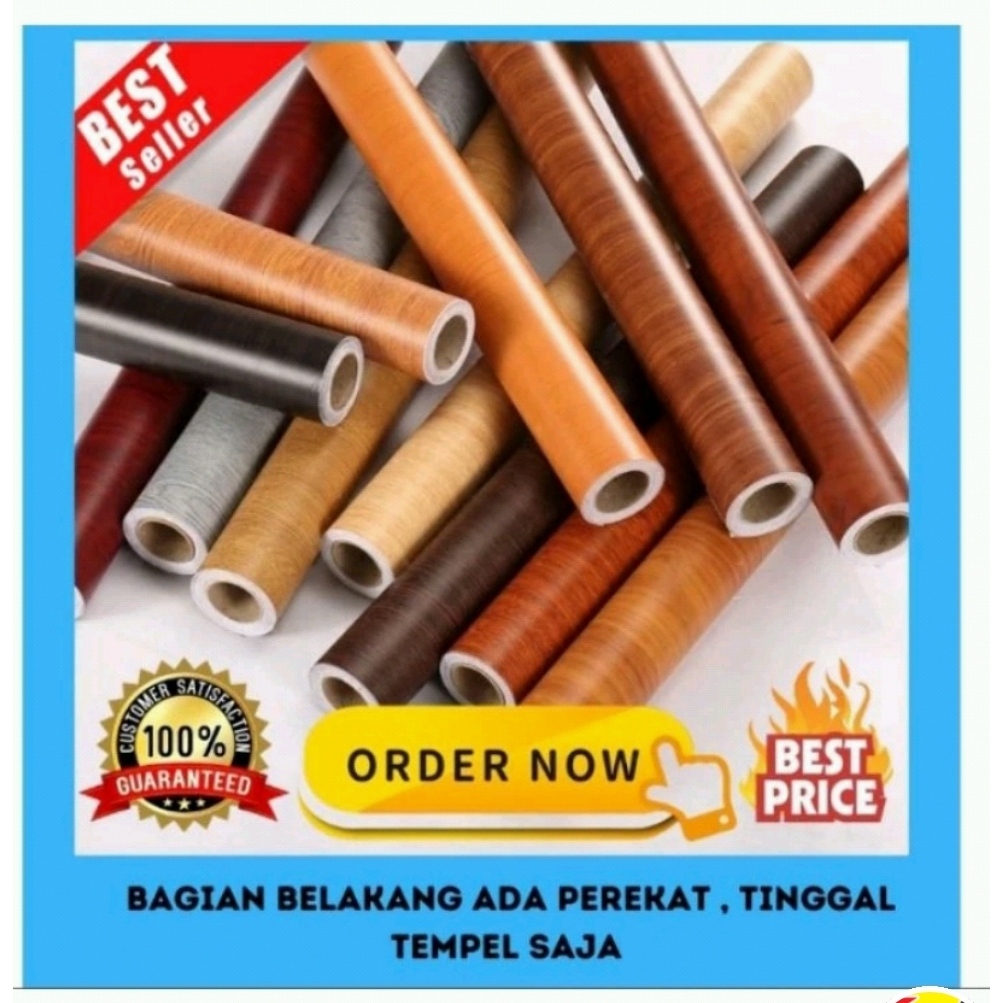 stiker kayu premium, stiker kayu meja lemari lantai ,stiker serat kayu
