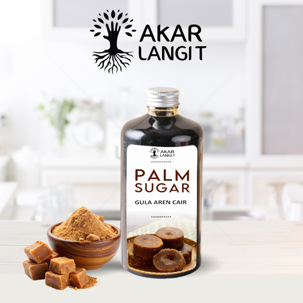 

Gula Aren Cair / Liquid Palm Sugar 500ml Akarlangit