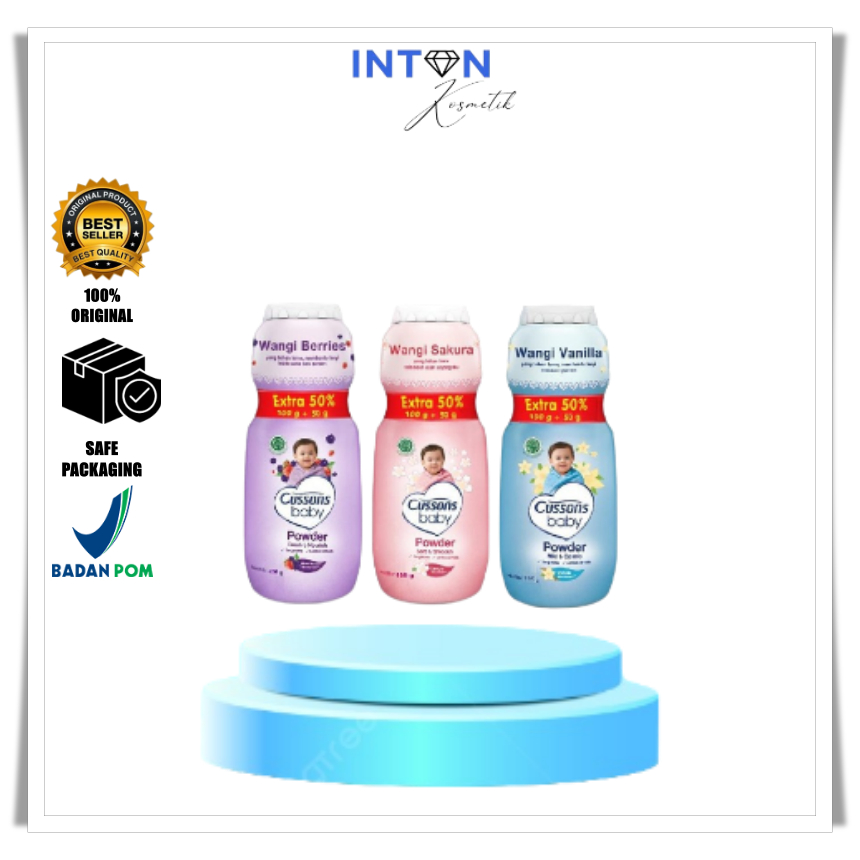 CUSSONS BABY POWDER | Bedak Bayi Cusson | Bedak Tabur Bayi 200gr & 350gr