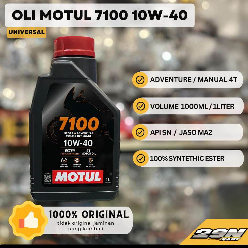 Oli Motor Motul 7100 4T 10W-40 1L SPORT BEBEK TRAIL ORIGINAL MOTUL