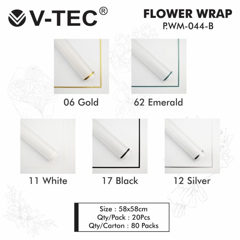 

Flower Wrap Type P.WM-044B