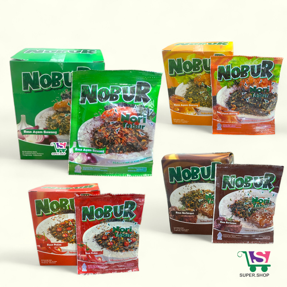 

NOBUR Nori Rumput Laut Tabur PAK (isi 12 pcs)