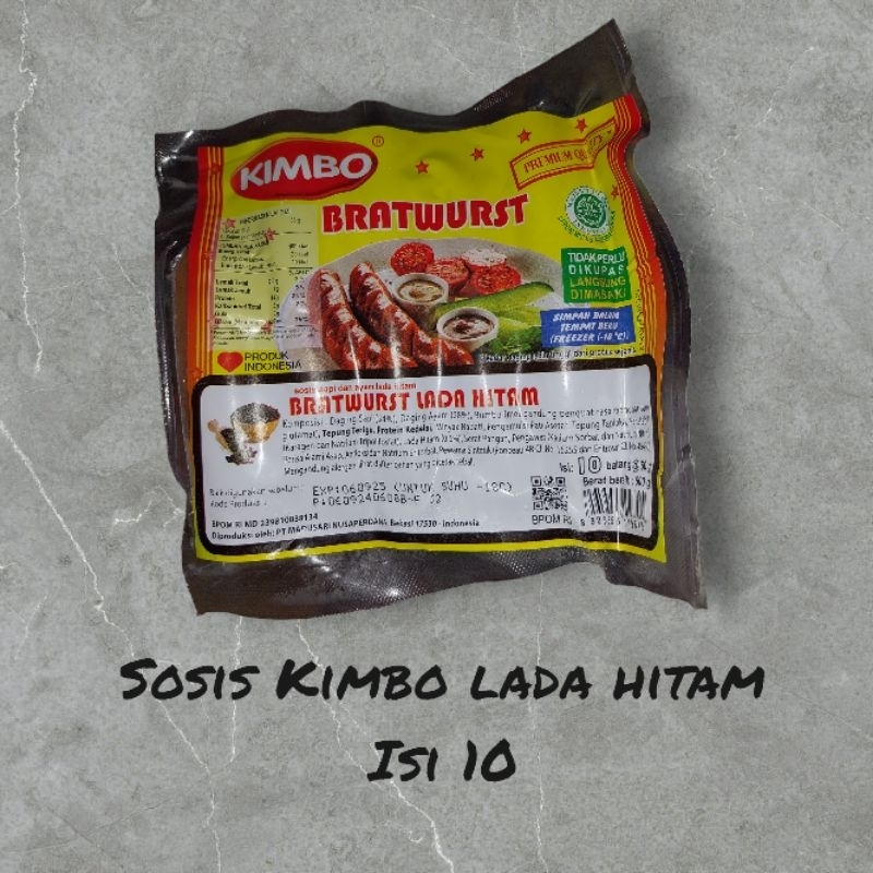 

SOSIS KIMBO LADA HITAM ISI 10
