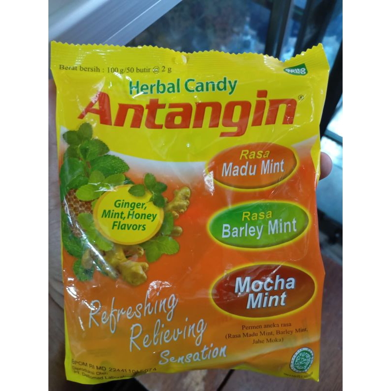 

Herbal Candy Permen Herbal Antangin Aneka Rasa Madu mint, Barley Mint, Jahe Moka