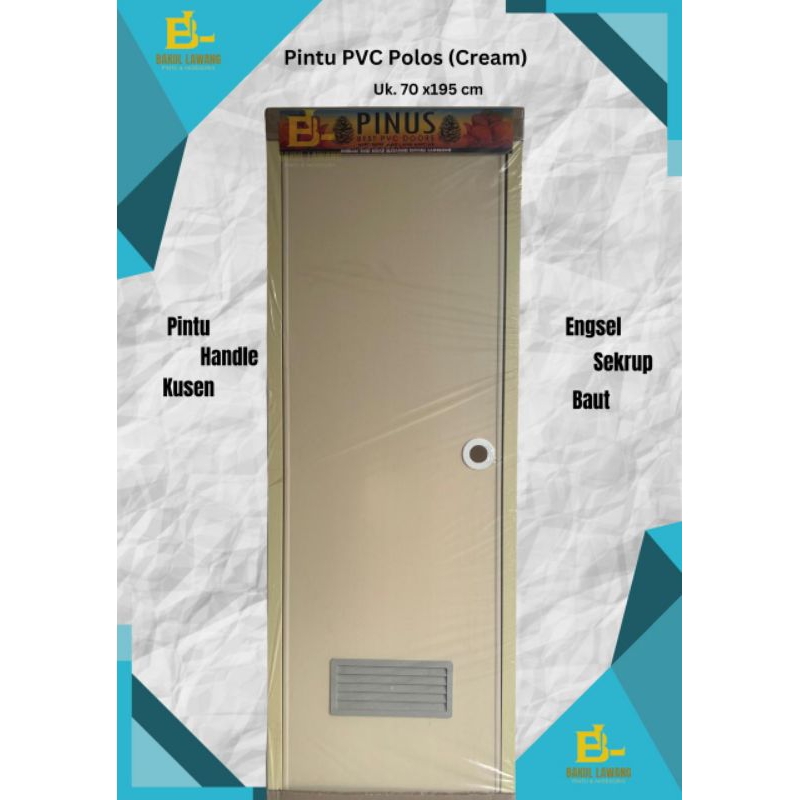 Pintu PVC Polos