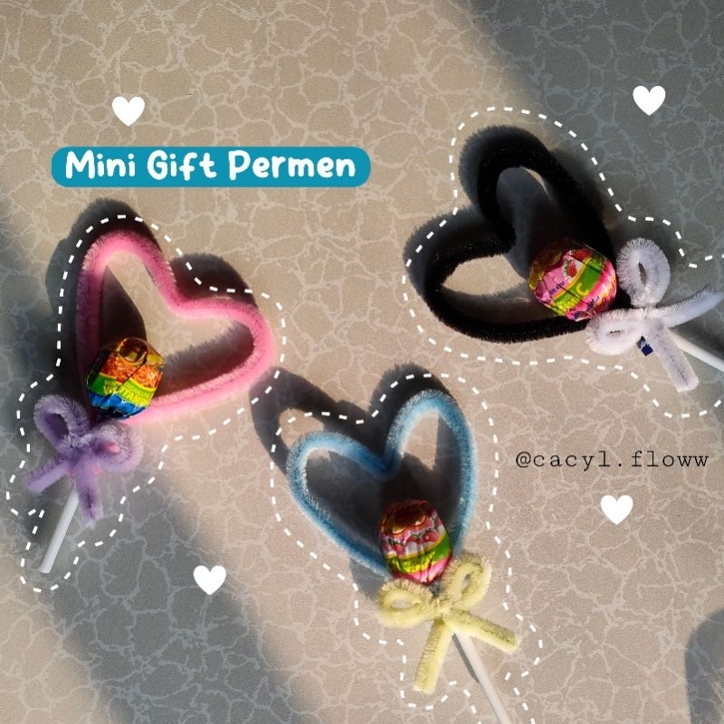 

MINI GIFT PERMEN CHUPA CHUPS / MINI GIFT LUCU / CANDY PIPE CLEANER
