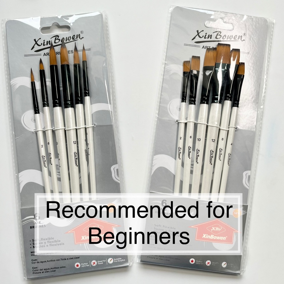 

KODE A79T Artist Brush Xin Bowen Set of 6 Kuas Sintetik Hair Untuk Waterlor Gouache Acrylic