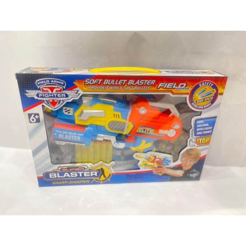 Soft Bullet Blaster (Mainan Senjata dengan Peluru Lembut)
