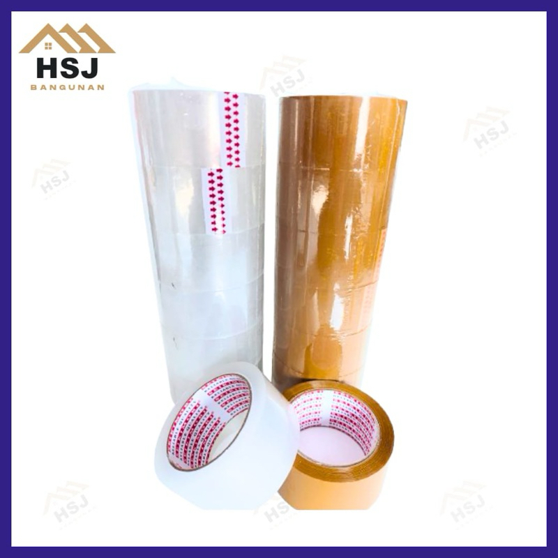 

LAKBAN BENING 48mm x 90 YARD / LAKBAN COKLAT / ISOLASI BENING / SOLASI COKLAT